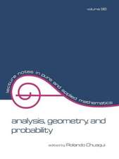 Analysis: Geometry, and Probability: Proceedings of the First Chilean Symposium of Mathematics