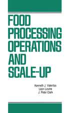 Food Processing Operations and Scale-up