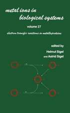 Metal Ions in Biological Systems: Volume 27: Electron Transfer Reactions in Metalloproteins