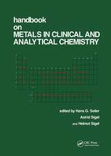 Handbook on Metals in Clinical and Analytical Chemistry