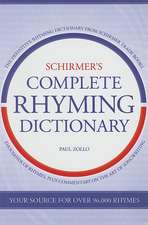 Schirmer's Complete Rhyming Dictionary