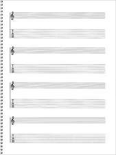 Passantino Music Papers, No. 159: Guitar Manuscript Paper