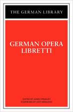 German Opera Libretti