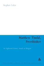 Matthew Tindal, Freethinker