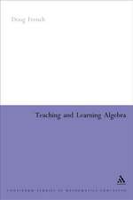 Teaching and Learning Algebra