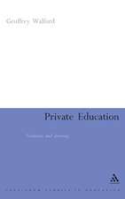 Private Education: Tradition and Diversity