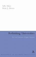 Rethinking Universities