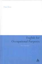 English for Occupational Purposes: One Language?