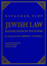 Jewish Law, 4–volume set – History, Sources, Principles