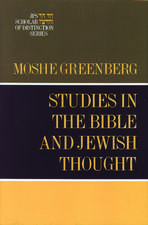 Studies in the Bible and Jewish Thought