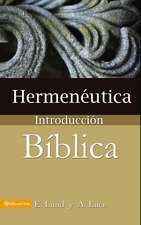 Hermenéutica, introducción bíblica