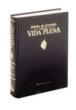 Biblia de estudio de la vida plena Reina Valera 1960, Leather-Look, Negro / Spanish Full Life Study Bible Reina Valera 1960, Leather-Look, Black