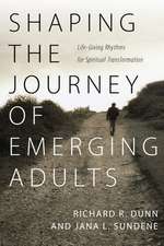 Shaping the Journey of Emerging Adults – Life–Giving Rhythms for Spiritual Transformation