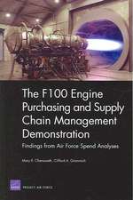 The F100 Engine Purchasing and Supply Cahin Management Demonstration