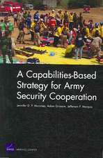 A Capabilities-Based Strategy for Army Security Cooperation