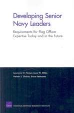 Developing Senior Navy Leaders