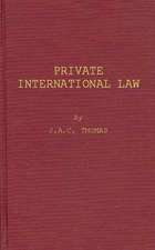 Private International Law.