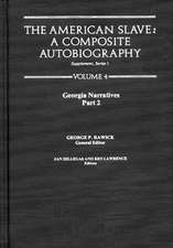 Rawick, J: American Slave--Georgia Narratives