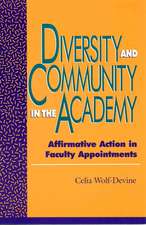 Diversity and Community in the Academy