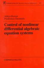 Control of Nonlinear Differential Algebraic Equation Systems with Applications to Chemical Processes