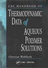 CRC Handbook of Thermodynamic Data of Aqueous Polymer Solutions