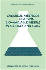 Chemical Methods for Assessing Bio-Available Metals in Sludges and Soils