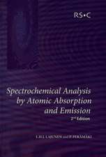 Spectrochemical Analysis by Atomic Absorption and Emission