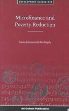 Microfinance and Poverty Reduction