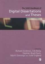 The SAGE Handbook of Digital Dissertations and Theses