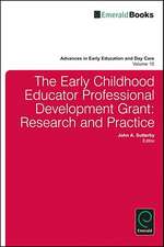 The Early Childhood Educator Professional Develo – Research and Practice