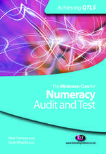 The Minimum Core for Numeracy: Audit and Test