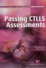 Passing CTLLS Assessments