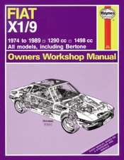 Fiat X1/9 (74 – 89) Haynes Repair Manual