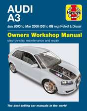 Audi A3 Petrol & Diesel (Jun 03 – Mar 08) Haynes Repair Manual