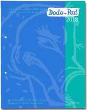 Dodo Pad Loose-Leaf Desk Diary 2018 - Week to View Calendar