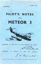 Meteor III Pilot's Notes