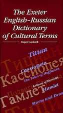 Exeter English-Russian Dictionary Of Cultural Terms