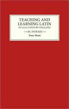 Teaching and Learning Latin in Thirteenth Centur – Indexes