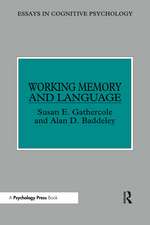 Working Memory and Language