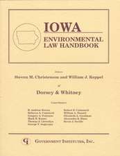 Iowa Environmental Law Handbook