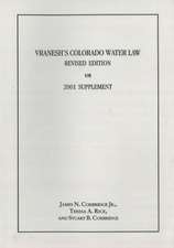 Supplement to Vranesh's Colorado Water Law