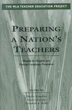 Preparing a Nation's Teachers