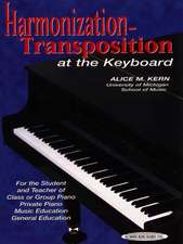 Harmonization-Transposition at the Keyboard