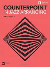 Counterpoint in Jazz Arranging Book/Online Audio