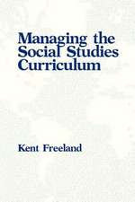 Managing the Social Studies Curriculum