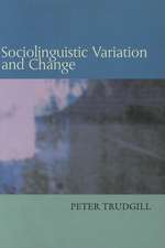 Sociolinguistic Variation and Change