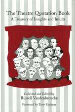 Theatre Quotation Book