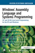 Windows Assembly Language and Systems Programming: 16- and 32-Bit Low-Level Programming for the PC and Windows