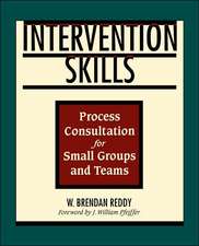 Intervention Skills – Process Consultation for Small Groups & Teams