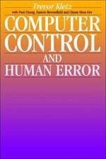 Computer Control and Human Error